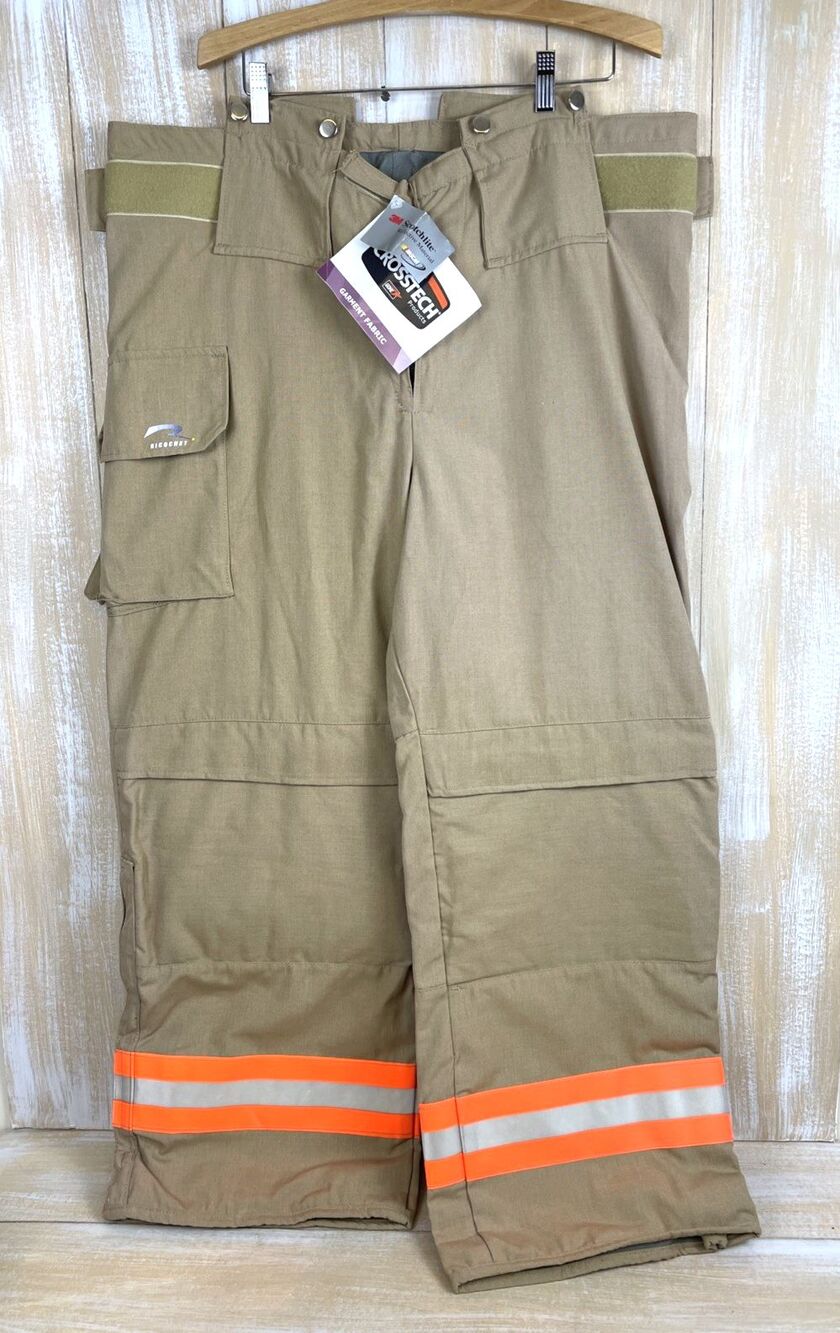 NWT Ricochet EMS SR-604-NP Technical Pants Tan Size 42x30 Crosstech NASCAR